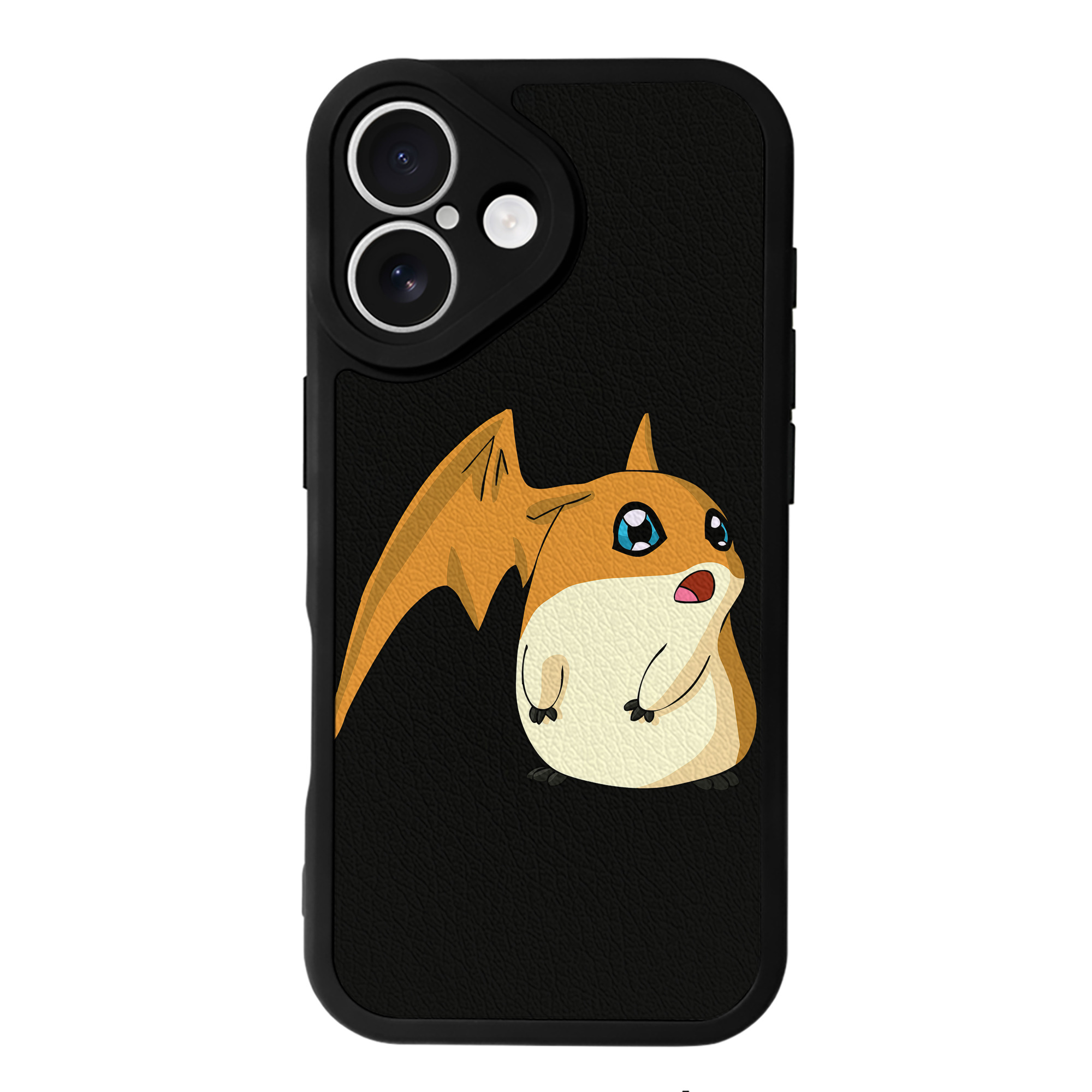 （画像用） Digimon デジタルモンスター/デジモン 【iPhone 16シリーズ対応】シリコンスマホケース（レザー調） 材質：シリコン